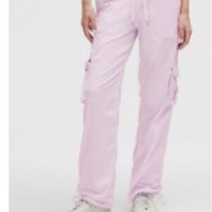 Lululemon Dance Studio Relaxed Fit Mid Rise Cargo Pant - Pink Organza XS